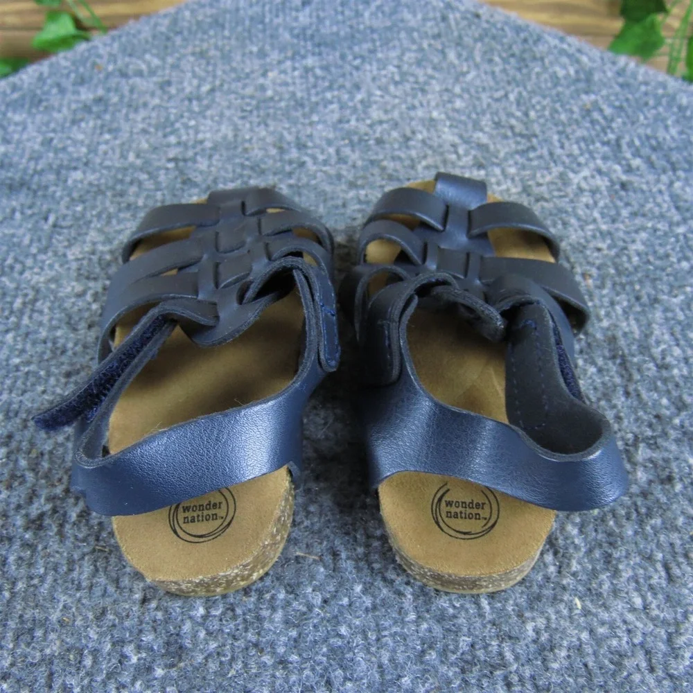 Wonder Nation Boys Gladiator  Sz T 6 Medium Blue‎ Synthetic Hook & Loop